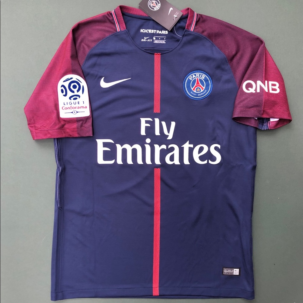Neymar Jr. PSG 2017/2018 Soccer Jersey - Picture 2 of 3
